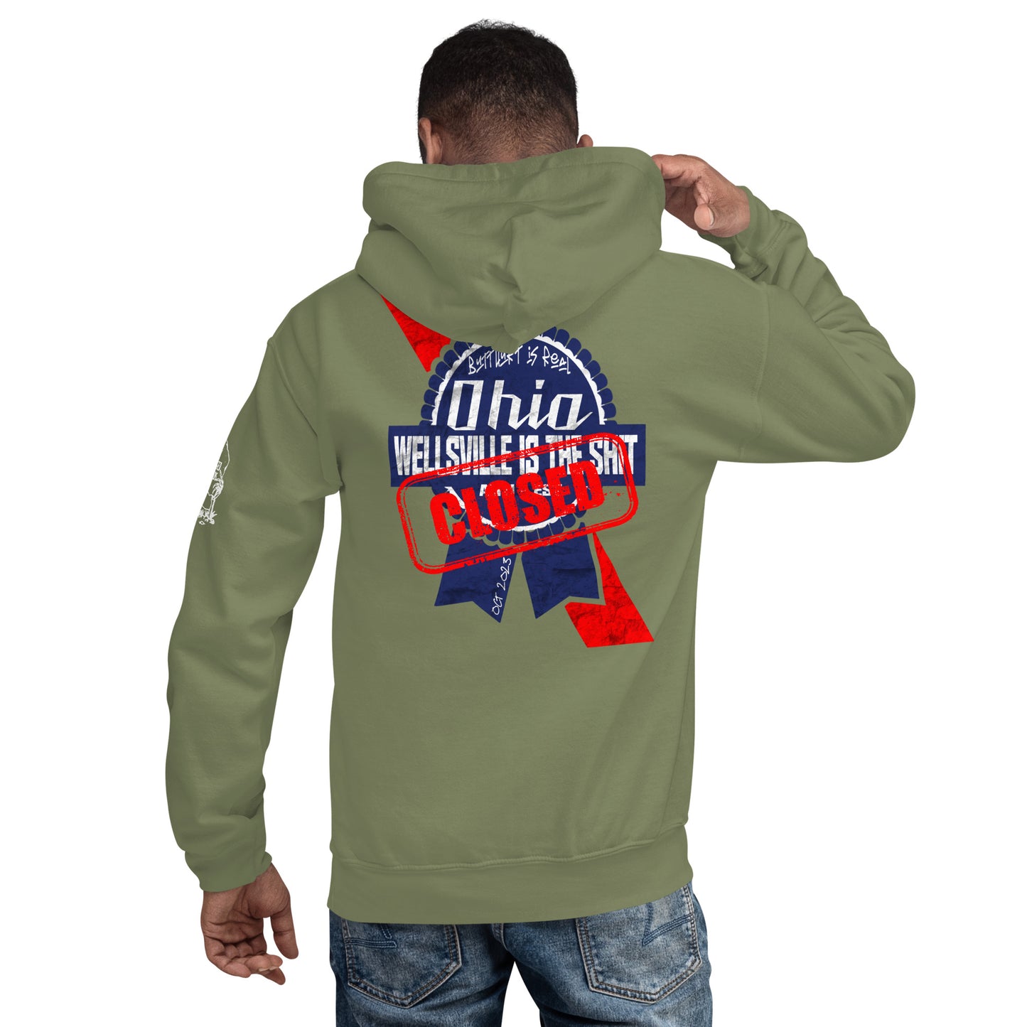 CLOSED Wellsville butthurt  Unisex Hoodie