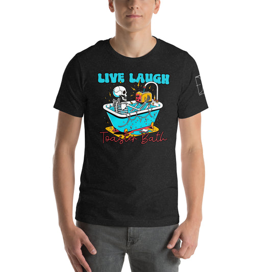 Live laugh toaster Unisex t-shirt