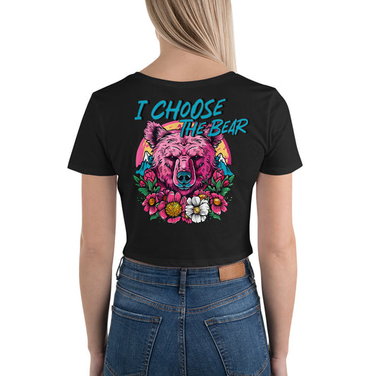 The bear Women’s Crop Tee